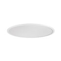 SLV Luminaire de plafond PANEL 60 rond, adapt� aux postes de travail avec �cran IP20, blanche, laqu� gradable