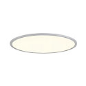 SLV Luminaire de plafond PANEL 60 rond, adapt� aux postes de travail avec �cran IP20, gris, laqu� gradable