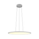 Luminaire � suspension PANEL 60 rond, adapt� aux postes de travail avec �cran IP20, gris gradable