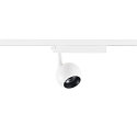 SLV 1-phase spot LIGHT EYE® 2.0 switchable, cardanic swivelling, ball shaped IP20, white matt 