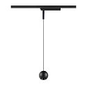 Luminaire � suspension monophas� LIGHT EYE� 2.0 Bas, commutable, en forme de boule IP20, noir mat 