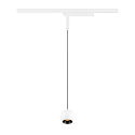 1-phase pendant luminaire LIGHT EYE® 2.0 down, switchable, ball shaped IP20, white matt 
