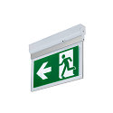 SLV Applique et plafonnier P-LIGHT angulaire IP20, transparent, blanche, laqu� 