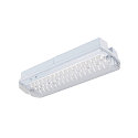 Applique et plafonnier P-LIGHT angulaire IP65, transparent, blanche, laqu� 