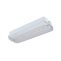 SLV Applique et plafonnier P-LIGHT angulaire IP65, transparent, blanche, laqu� 