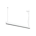 SLV Luminaire à suspension GLENOS® PRO IP20, noir, blanche gradable
