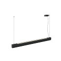 SLV Luminaire à suspension GLENOS® PRO IP20, noir gradable