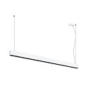 SLV Luminaire à suspension GLENOS® PRO IP20, noir, blanche gradable