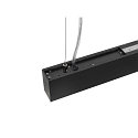 SLV Luminaire à suspension GLENOS® PRO IP20, noir gradable