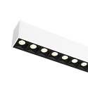 SLV Luminaire de plafond GLENOS® PRO UGR < 19, adapté aux postes de travail avec écran IP20, noir, blanche, laqué gradable