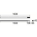 SLV light strip system cover EASYLIGHT BC 1500 7 25 BK 7-pole, black