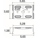 SLV light strip system ceiling mounting EASYLIGHT SCF M10 BK, black