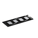 SLV LED panel PAVANNO 1200/300 UGR < 19, suitable for VDU workstation, 18W 2850lm 3000|4000K 45° CRI 80-89