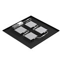 Luminaire � grille PAVANNO 600 ON-OFF CCT Switch, UGR < 19, multipower IP20