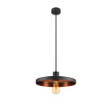 SLV Luminaire � suspension LALU� SET PLATE 33 E27 IP20, noir gradable