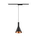 Luminaire � suspension monophas� LALU� SET CONE 15 avec abat-jour, CCT Switch, lot de 1 IP20, noir gradable