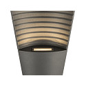 SLV outdoor wall luminaire RASTERLYS WL UP/DOWN direct / indirect, conical, sea-air resistant IP65, anthracite dimmable