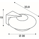 SLV wall luminaire SEJERO E27 IP65, anthracite dimmable