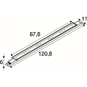 ceiling luminaire BATTEN INDUSTRY C IP23, white 