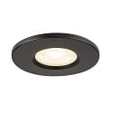 Plafonnier encastré UNIVERSAL DOWNLIGHT FIX avec couverture IP65, noir gradable