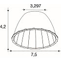 SLV reflector for EASYLIGHT, silver