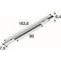 SLV Rail conducteur triphasé EASYLIGHT, noir