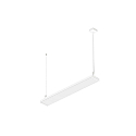 Luminaire à suspension WORKLIGHT P LINE 120 adapté aux postes de travail avec écran IP20, blanche gradable