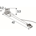 SLV plug-in connector RETRO CON 4P001 4-pole, white
