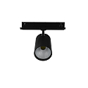 3-phase spot TRACKSPOT P swivelling, suitable for VDU workstation IP20, black dimmable