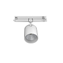 Projecteur triphasé TRACKSPOT V pivotant, adapté aux postes de travail avec écran IP20, blanche gradable
