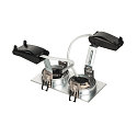 Lumi�re encastr�e NEW TRIA II GU10 GU10, aluminium bross�