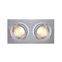 Lumi�re encastr�e NEW TRIA II GU10 GU10, aluminium bross�