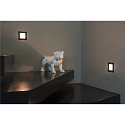 LED Recessed luminaire FRAME BASIC LED SET Downlight, 9,4W, SMD LED, 3000K, 90�, incl. Driver, Clip springs, black