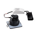 Plafonnier encastr� PATTA-F SQUARE angulaire, rigide, reculer IP65 / IP20