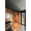 Plafonnier encastr� PATTA-F SQUARE angulaire, rigide, reculer IP65 / IP20