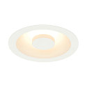 Plafonnier encastr� OCCULDAS 14 rond, indirect IP20, blanche gradable