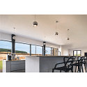 Pendant luminaire LIGHT EYE, GU10, max. 75W, white/chrome