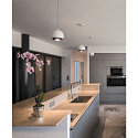 Pendant luminaire LIGHT EYE, GU10, max. 75W, white/chrome