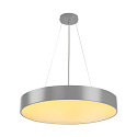 SLV Luminaire de plafond MEDO 60 Bas IP20, gris argent gradable