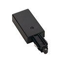 Alimentation monophas� version pour montage en surface, terre droite noir 