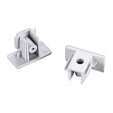 1-Capuchon d'extr�mit� monophas� 2 pi�ces, version pour montage en surface, blanche