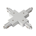 1- Connecteur en X monophas� version pour montage en surface blanche