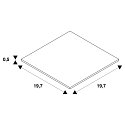 SLV Stabilisateur pour connecteur X nickel mat