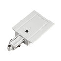 Alimentation pour version pour montage encastr�, conducteur de protection � gauche blanche