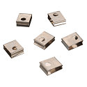 EUTRAC Spring clip for 3Phase High voltage Recessed track set of 6 pcs., white