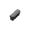EUTRAC Straight coupler electrically for 3-Phase High voltage Track, black