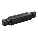 EUTRAC Straight coupler for 3-Phase High voltage Track, black