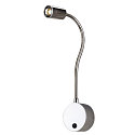 SLV Lumi�re d'affichage DIO FLEX PLATE avec interrupteur, avec bras flexible IP 20, chrome