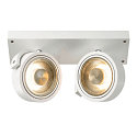 SLV Spot KALU CW double GU10 IP20, blanche gradable