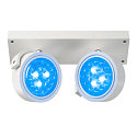 SLV Spot KALU CW double GU10 IP20, blanche gradable